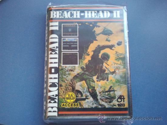 Videojuegos y consolas: beach-head 2 estuche commodore - Foto 1