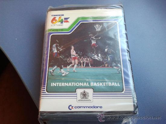 Videojuegos y consolas: internacional basketball para commodore en estuche gordo - Foto 1