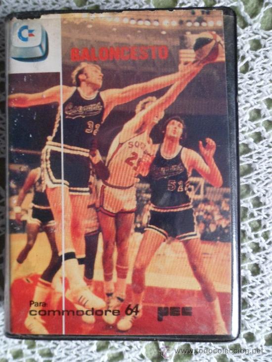 Videojuegos y consolas: JUEGO BALONCESTO, PARA COMMODORE 64, ORIGINAL.. - Foto 1
