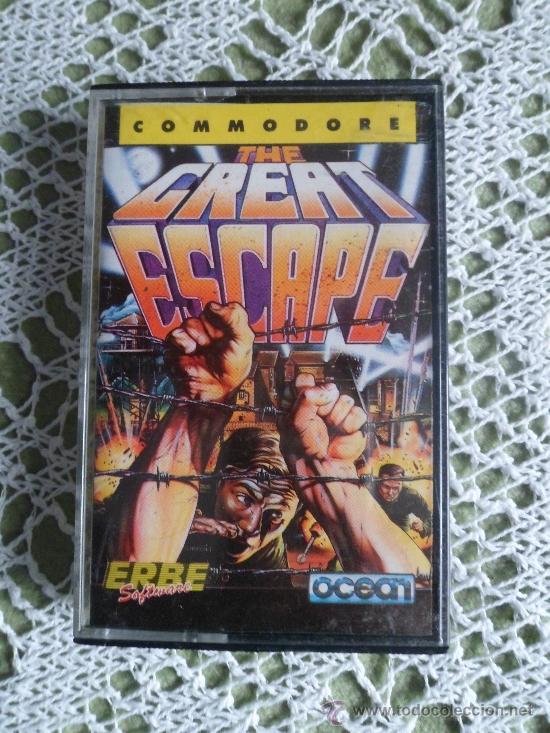 Videojuegos y consolas: JUEGO THE GREAT ESCAPE, PARA COMMODORE 64, ORIGINAL.. - Foto 1