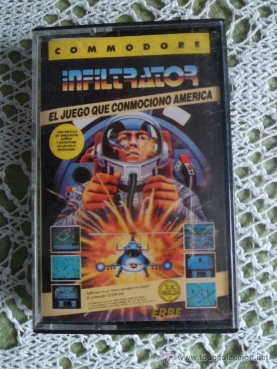 Videojuegos y consolas: JUEGO INFILTRATOR, PARA COMMODORE 64, ORIGINAL.. - Foto 1
