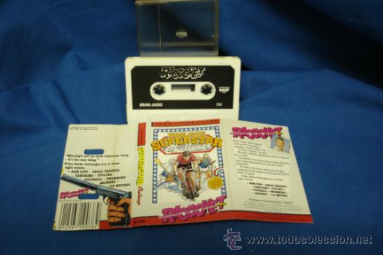 Videojuegos y consolas: - RICCOHET - SUPERSTAR CHALLENGE - JUEGO EN CINTA PARA COMMODORE 64/ 128 - Foto 1