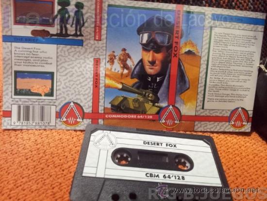 Videojuegos y consolas: JUEGO CASETE CINTA COMMODORE 64/128 DESERT FOX - Foto 1