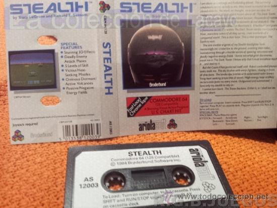 Videojuegos y consolas: JUEGO CASETE CINTA COMMODORE 64/128 STEALTH - Foto 1