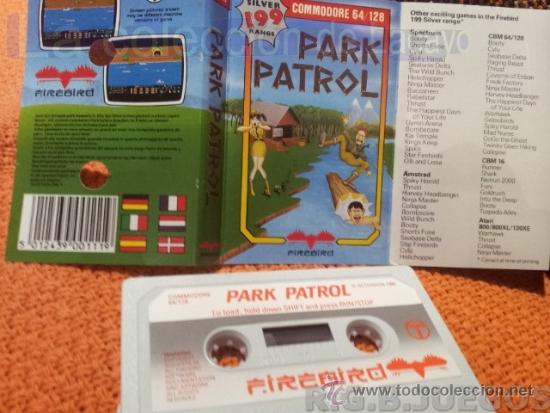 Videojuegos y consolas: JUEGO CASETE CINTA COMMODORE 64/128 PARK PATROL - Foto 1