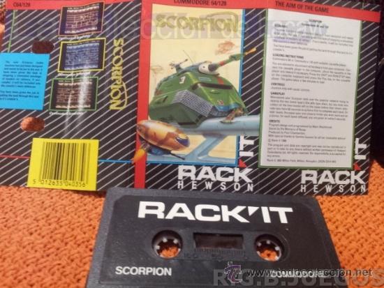 Videojuegos y consolas: JUEGO CASETE CINTA COMMODORE 64/128 SCORPION - Foto 1