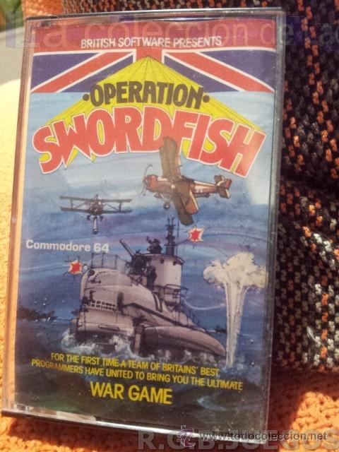 Videojuegos y consolas: JUEGO CASETE CINTA COMMODORE 64/128 OPERATION SWORDFISH - Foto 2