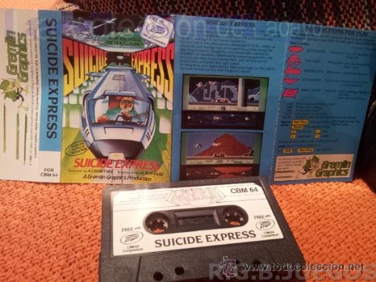 Videojuegos y consolas: JUEGO CASETE CINTA COMMODORE 64/128 SUICIDE EXPRESS - Foto 1
