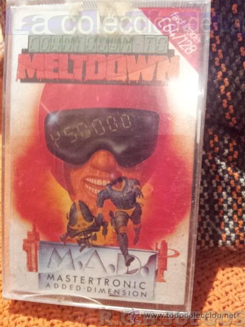 Videojuegos y consolas: JUEGO CASETE CINTA COMMODORE 64/128 MELTDOWN - Foto 2