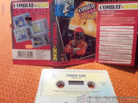 Videojuegos y consolas: JUEGO CASETE CINTA COMMODORE 64/128 COMBAT ZONE - Foto 1