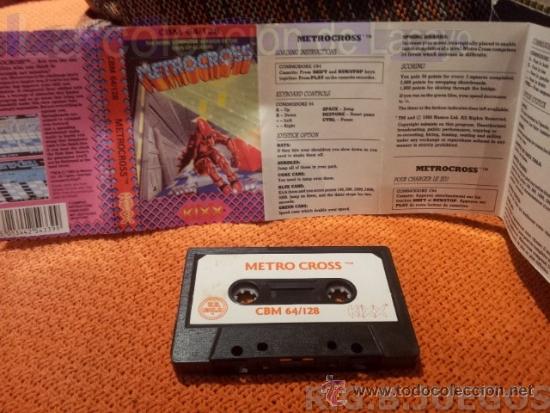 Videojuegos y consolas: JUEGO CASETE CINTA COMMODORE 64/128 METRO CROSS - Foto 1