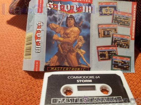 Videojuegos y consolas: JUEGO CASETE CINTA COMMODORE 64/128 STORM - Foto 1
