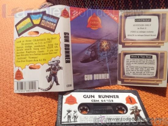 Videojuegos y consolas: JUEGO CASETE CINTA COMMODORE 64/128 GUN RUNNER - Foto 1
