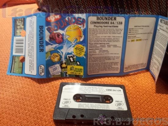Videojuegos y consolas: JUEGO CASETE CINTA COMMODORE 64/128 BOUNDER - Foto 1