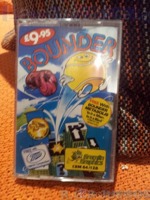 Videojuegos y consolas: JUEGO CASETE CINTA COMMODORE 64/128 BOUNDER - Foto 2