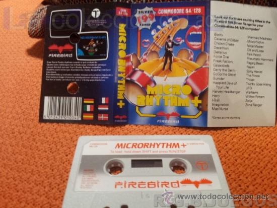 Videojuegos y consolas: JUEGO CASETE CINTA COMMODORE 64/128 MICRORHYTHM+ - Foto 1