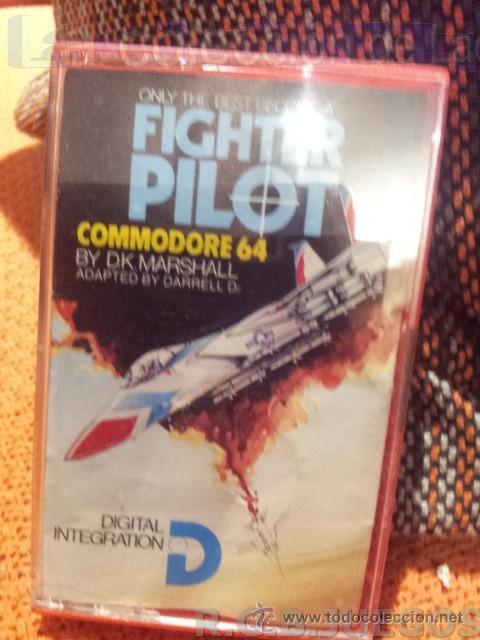 Videojuegos y consolas: JUEGO CASETE CINTA COMMODORE 64/128 FIGHTER PILOT - Foto 2