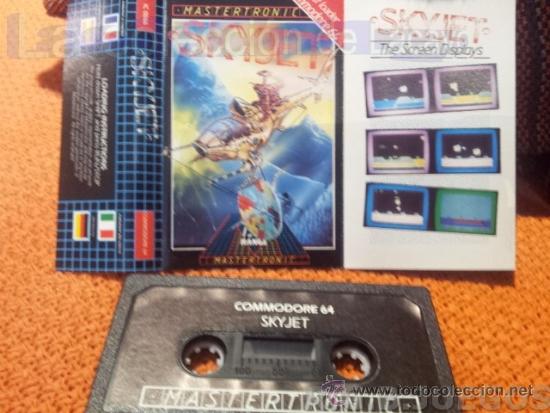 Videojuegos y consolas: JUEGO CASETE CINTA COMMODORE 64/128 SKYJET - Foto 1