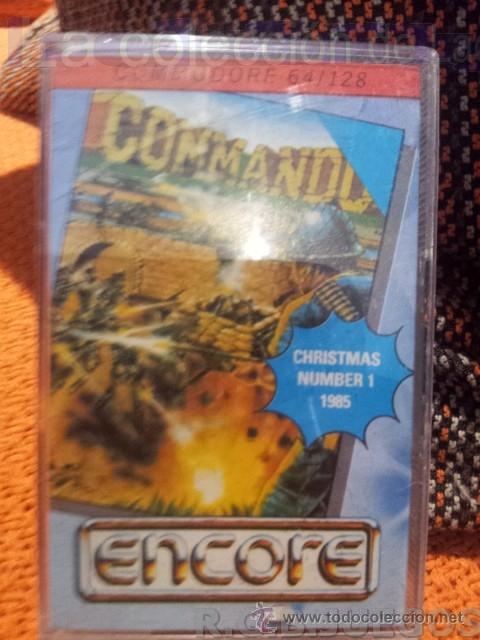 Videojuegos y consolas: JUEGO CASETE CINTA COMMODORE 64/128 COMMANDO - Foto 2