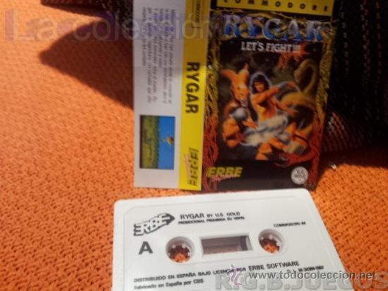 Videojuegos y consolas: JUEGO CASETE CINTA COMMODORE 64/128 RIGAR - Foto 1
