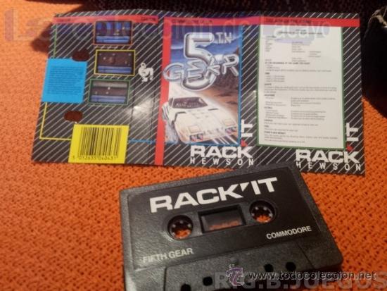 Videojuegos y consolas: JUEGO CASETE CINTA COMMODORE 64/128 FIFTH GEAR - Foto 1