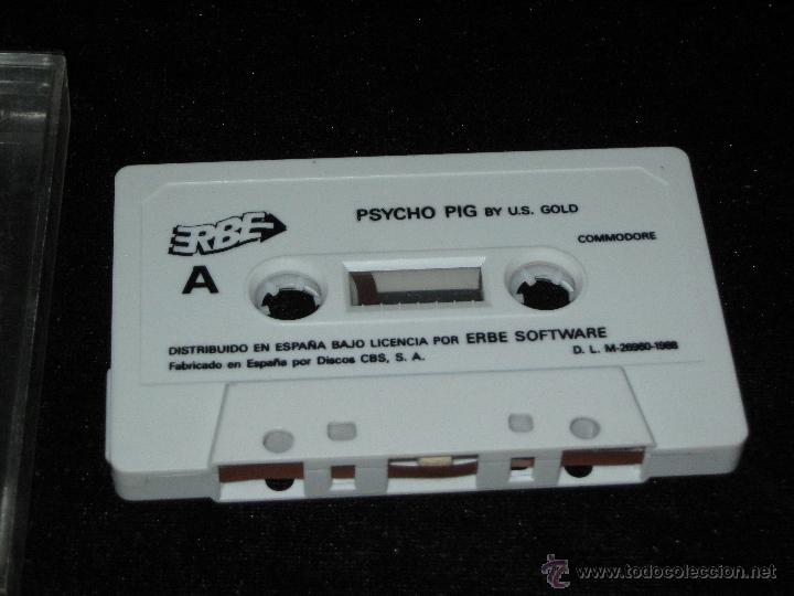 Videojuegos y consolas: PSYCHO PIG - PARA COMMODORE 64 - SIN CARATULA - Foto 1