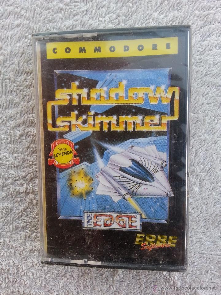Videojuegos y consolas: SHADOW SKIMMER - CINTA CASETE JUEGO COMMODORE - PRECINTADA - Foto 1