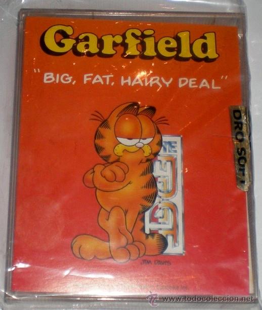 Videojuegos y consolas: Garfield [The Edge] Dro Soft [Commodore 64] C64 [edici&oacute;n espa&ntilde;ola] - Foto 1