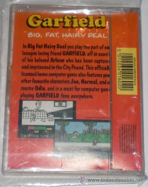Videojuegos y consolas: Garfield [The Edge] Dro Soft [Commodore 64] C64 [edici&oacute;n espa&ntilde;ola] - Foto 2