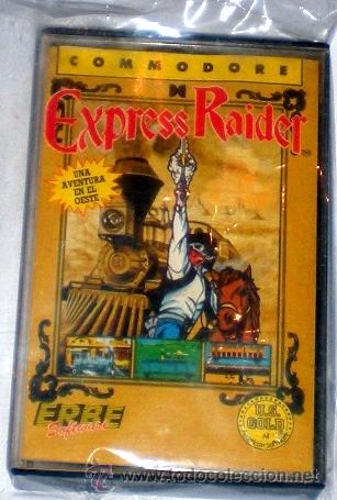 Videojuegos y consolas: Express Raider [US Gold] Erbe Software [Commodore 64] C64 [edici&oacute;n espa&ntilde;ola] - Foto 1