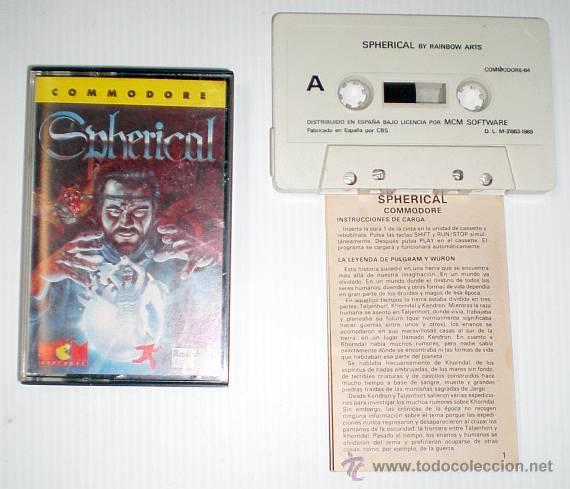 Videojuegos y consolas: Spherical [Rainbow Arts] 1989 Erbe Software [Commodore 64 C64] - Foto 4
