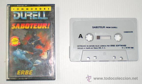 Videojuegos y consolas: Saboteur! [Durell Software] 1986 Erbe Software [Commodore 64 C64] - Foto 2