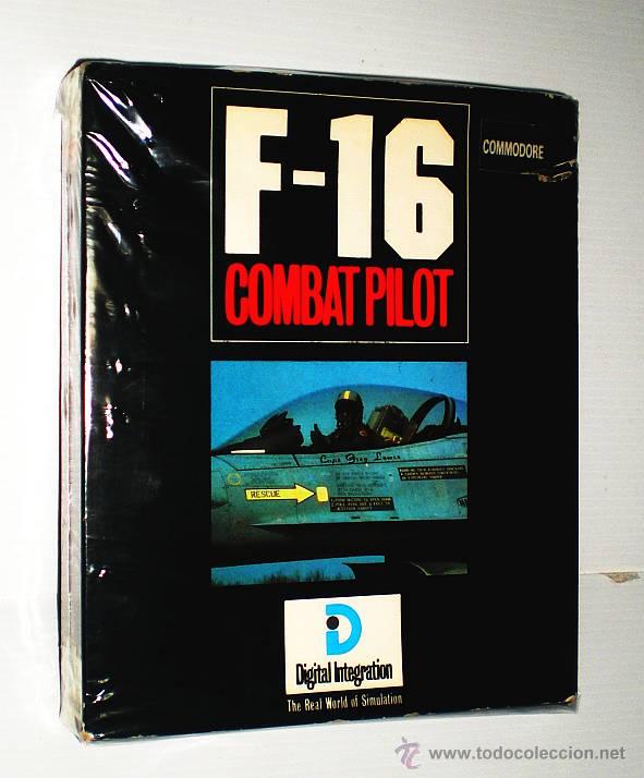 Videojuegos y consolas: F16 COMBAT PILOT [DIGITAL INTEGRATION] 1989 [COMMODORE 64 C64] - Foto 1