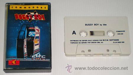 Videojuegos y consolas: Buggy Boy [Elite Systems Ltd] 1988 Dented Designs/TATSUMI - MCM / Erbe Software [Commodore 64 C64] - Foto 3