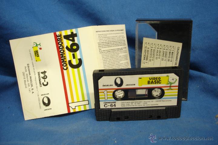 Videojuegos y consolas: - COMMODORE C-64 - CASETE N&ordm; 1 - INGELEK JAKSON 1985 - Foto 1