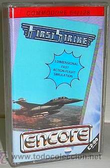 Videojuegos y consolas: First Strike [Elite Systems Ltd] 1989 [Encore] [Commodore 64 C64] - Foto 1