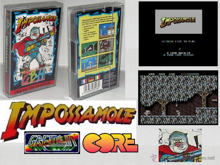 Videojuegos y consolas: Impossamole [Gremlin Graphics / Core Design 1990] GBH [Commodore 64] C64 Monty Adventure - Foto 6
