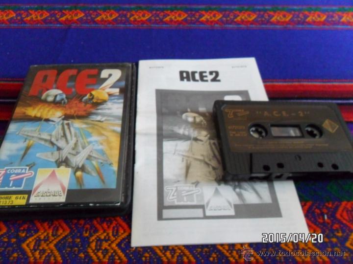 Videojuegos y consolas: ACE 2 EL &Uacute;LTIMO CONFLICTO CARA A CARA. COMMODORE CON INSTRUCCIONES. - Foto 1