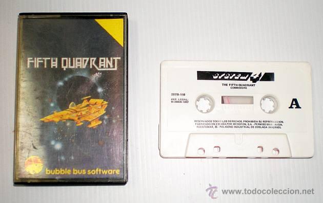 Videojuegos y consolas: Fifth Quadrant [Bubble Bus Software] 1987 System 4 de Espa&ntilde;a [Commodore 64 C64] 5th Quadrant - Foto 2