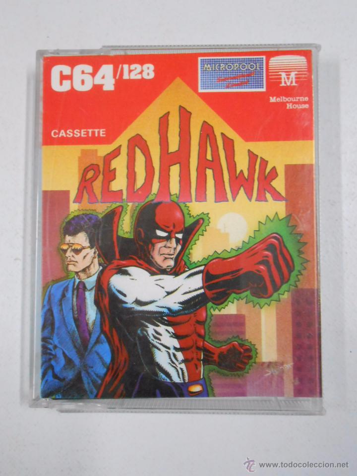 Videojuegos y consolas: RED HAWK COMMODORE 64 / 128 K. TDKCD1 - Foto 1