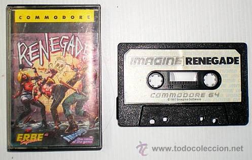 Videojuegos y consolas: Renegade [Imagine] 1987 Technos / Taito - Erbe Software [Commodore 64 C64] Wakelin - Foto 2