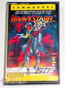 Videojuegos y consolas: BraveStarr [Go!] [1987] Probe Erbe Software [Commodore 64 C64] - Foto 1