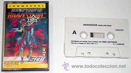 Videojuegos y consolas: BraveStarr [Go!] [1987] Probe Erbe Software [Commodore 64 C64] - Foto 2