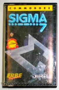Videojuegos y consolas: Sigma 7 [Seven] from Durell Software - 1986 - Erbe Software [Commodore 64 C64] - Foto 1