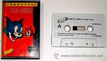 Videojuegos y consolas: Tom and Jerry [Magic Bytes] 1989 Hanna Barbera / Erbe Software [Commodore 64 C64] - Foto 2