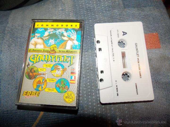 Videojuegos y consolas: juego commodore 64,Glauntlet - Foto 1