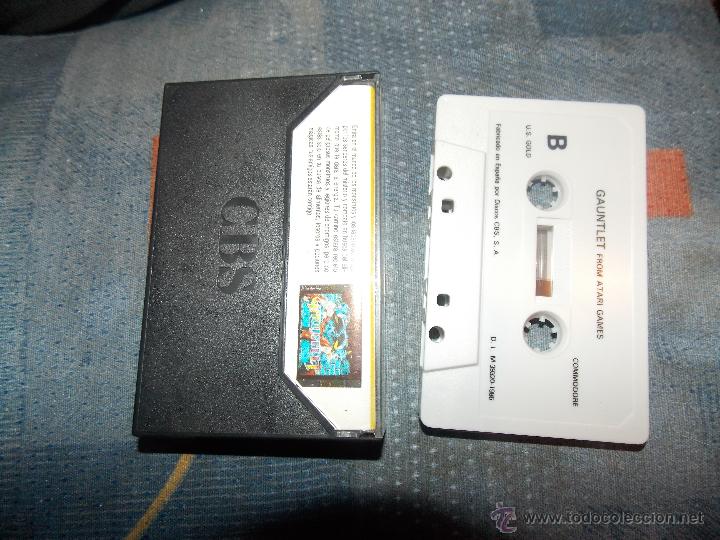 Videojuegos y consolas: juego commodore 64,Glauntlet - Foto 2