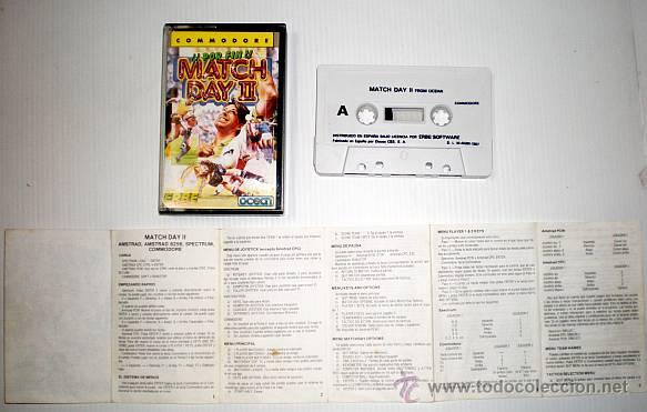 Videojuegos y consolas: Match Day II [Ocean Software] 1987 Erbe Software [Commodore 64 C64] - Foto 2