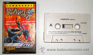 Videojuegos y consolas: Ramparts [Go!] 1987 - Erbe Software [Commodore 64 C64] - Foto 2