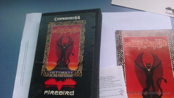 Videojuegos y consolas: juego para commodore  underwurlde caj grande carton - Foto 1